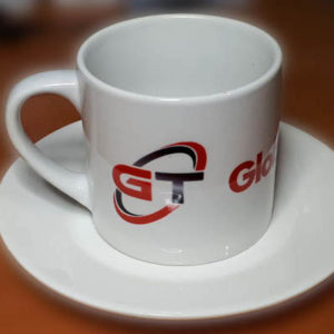 Чашка с логотипом, кофейный набор с логотипом.